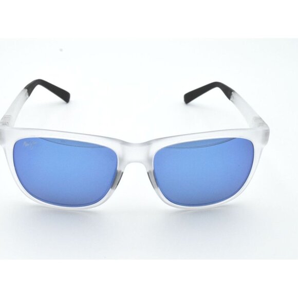 Maui Jim Tall Slide MJ 740-05CM Light Grey Crystal / Blue Hawaii Polariz…